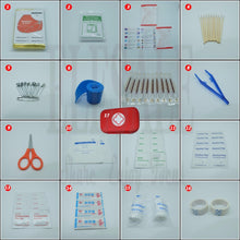 Load image into Gallery viewer, 17 Items/93pcs Portable Travel First Aid Kits for Home / Outdoor