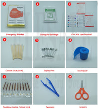 Load image into Gallery viewer, 17 Items/93pcs Portable Travel First Aid Kits for Home / Outdoor