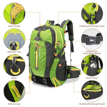 Load image into Gallery viewer, Waterproof Climbing Backpack Rucksack 40L Outdoor Sports Bag Travel Backpack Camping Hiking Backpack Women Trekking Bag For Men