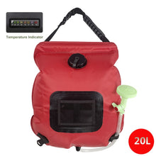 Load image into Gallery viewer, Water Bags 20L Outdoor Camping Hiking Solar Shower Bag
