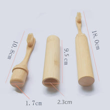 Load image into Gallery viewer, eco-friendly Compact Bamboo Toothbrush