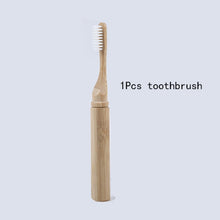 Load image into Gallery viewer, eco-friendly Compact Bamboo Toothbrush