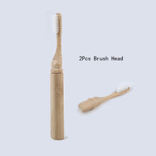 Load image into Gallery viewer, eco-friendly Compact Bamboo Toothbrush