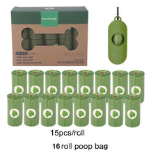 Load image into Gallery viewer, Biodegradable Compostable Eco Friendly Dog Waste Bags with Dispenser