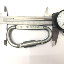 Load image into Gallery viewer, Survival D-ring Locking Carabiner Clip Screw Lock