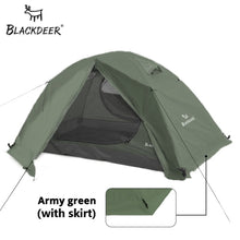 Load image into Gallery viewer, Blackdeer Archeos 2-3 People Backpacking Tent Outdoor Camping 4 Season Winter Tent  Snow Skirt Double Layer Waterproof Hiking