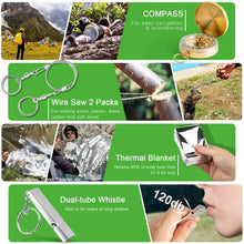 Load image into Gallery viewer, 12 in 1 Survival Kit SOS Emergency Survival Tools