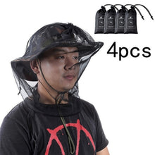 Load image into Gallery viewer, 4pcs Anti-mosquito Head Cover Insect-resistant Mesh Mask