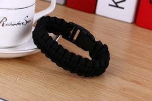 New Survival Paracord Bracelet / Outdoor Wristband