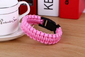 New Survival Paracord Bracelet / Outdoor Wristband