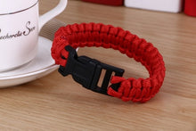 Load image into Gallery viewer, New Survival Paracord Bracelet / Outdoor Wristband
