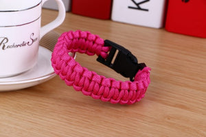 New Survival Paracord Bracelet / Outdoor Wristband