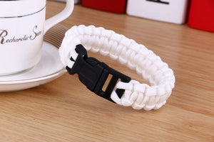 New Survival Paracord Bracelet / Outdoor Wristband