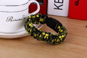 New Survival Paracord Bracelet / Outdoor Wristband