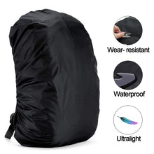 Load image into Gallery viewer, 35-80L Waterproof Backpack Cover ,Hiking Backpack Rain Cover
